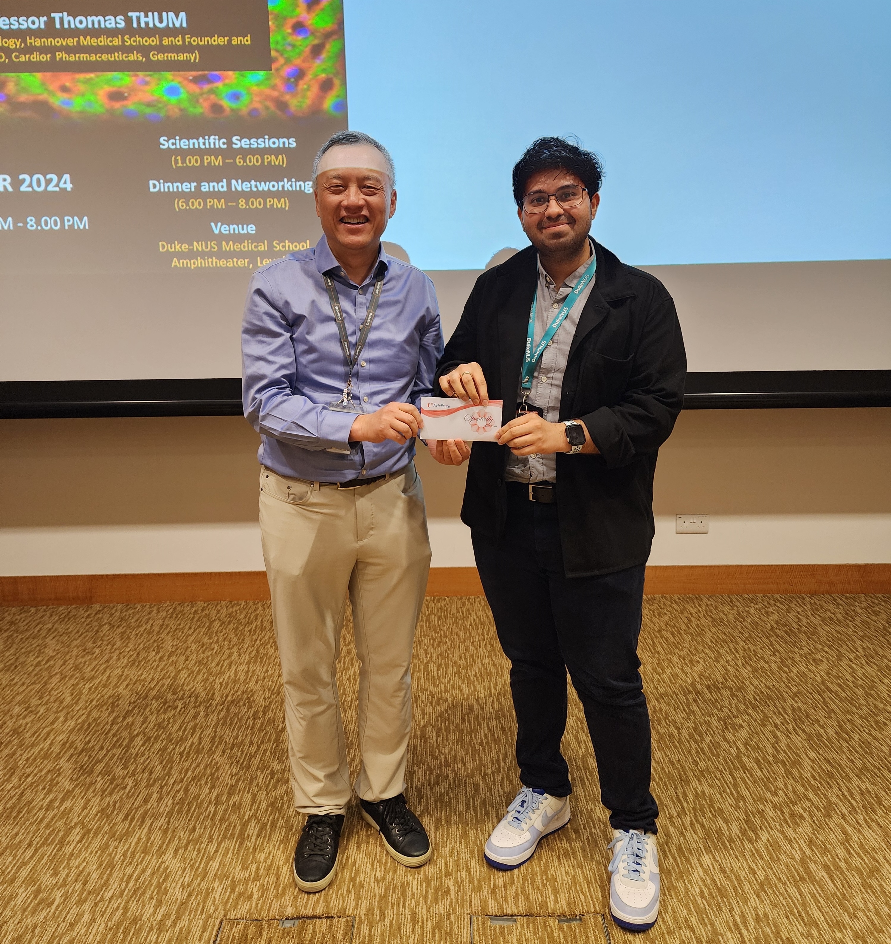 Kunal and Toni win awards at the CVMD Symposium 2024